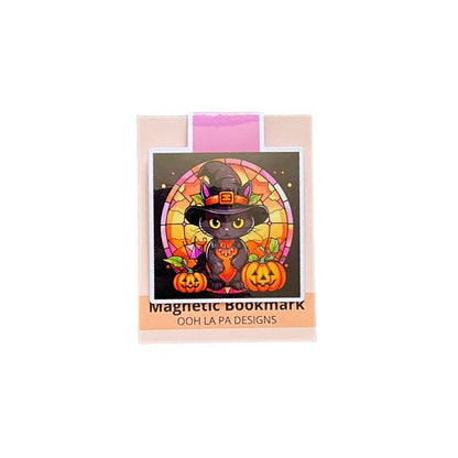 Pur-oween Magnetic Bookmark