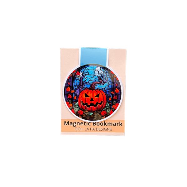 Midnight Jack-o-Lantern Magnetic Bookmark