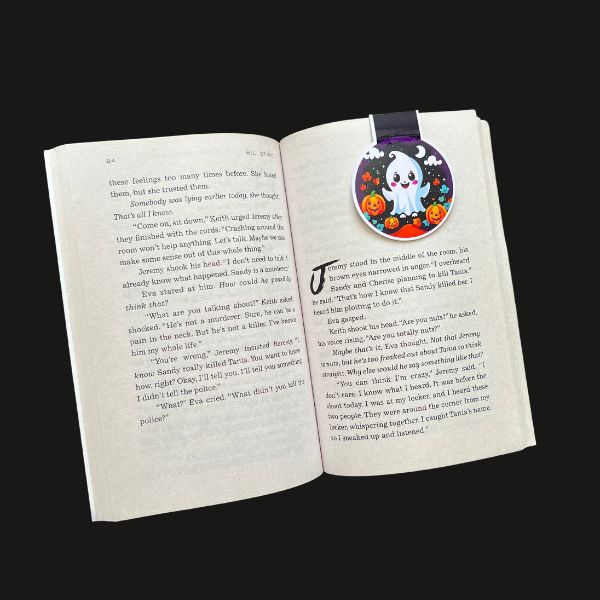 Mischievous Ghost Magnetic Bookmark