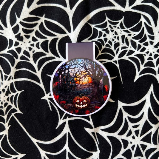 Spooky Hallows Magnetic Bookmark