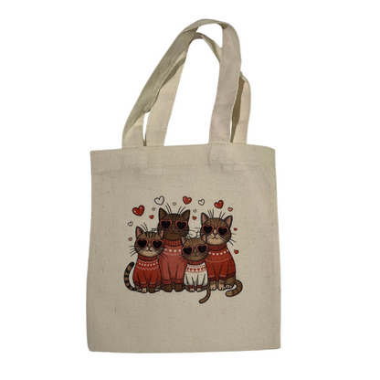 Meow Love You Mini Tote Bag