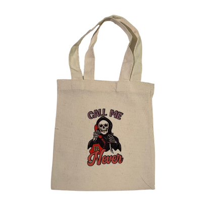 Call Me Never Mini Tote Bag