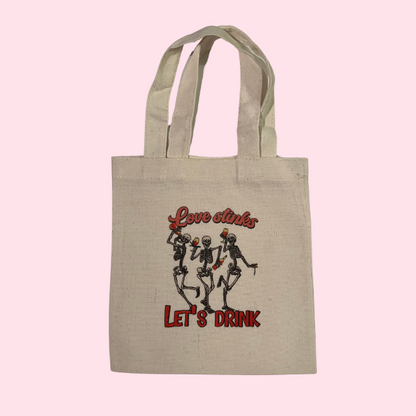 Love Stinks Mini Tote Bag