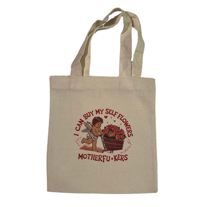 Buy Myself Flowers Mini Tote Bag